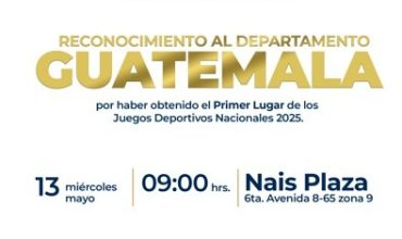 La CDAG premia al Departamento de Guatemala